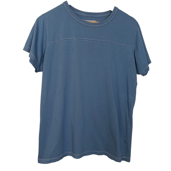 Big Bud Press Unisex Junior Varsity Tee Blue Size Medium 100% Cotton - Picture 1 of 8